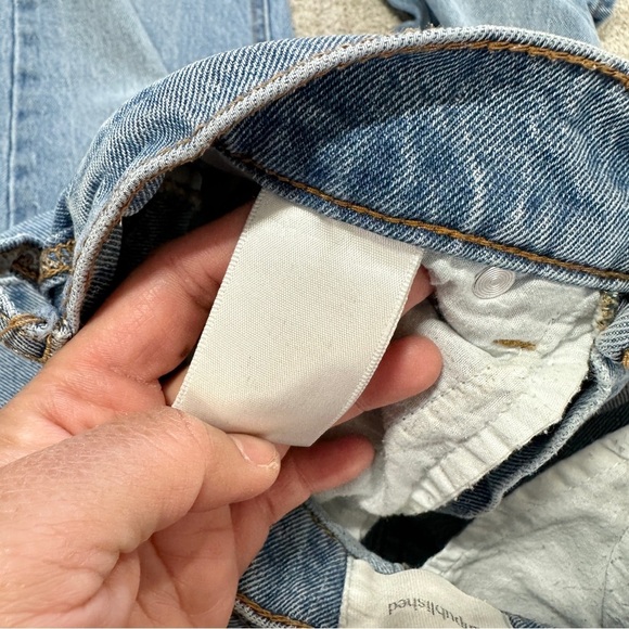 Unpublished Women’s Rae Olympic Straight Leg Jeans High Rise Medium Wash Blue 23 - Picture 11 of 15